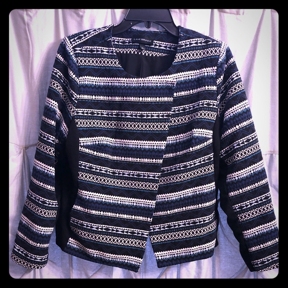 Lane Bryant Patterned Blazer